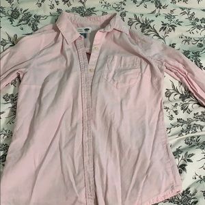 Pink button down